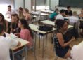 gemeinsamer Englischunterricht mit Schülern der Schule Escola Pia Nostra Senyora